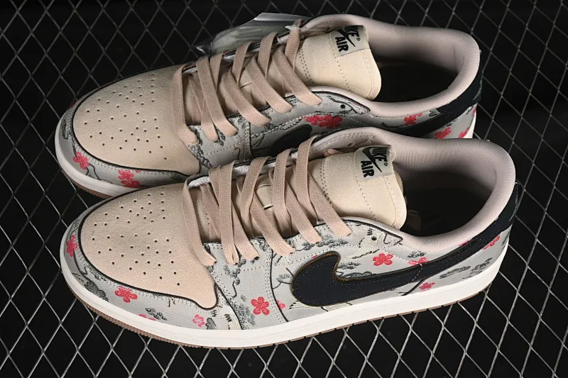 All categories Air Jordan Jordan series basketball shoes Air Jordan 1 Low Rui Hachimura x Air Jordan 1 Low OG "Oatmeal" AJ1 Joe 1 Hachimura co-branded low-top cultural casual sneakers HV8293-100